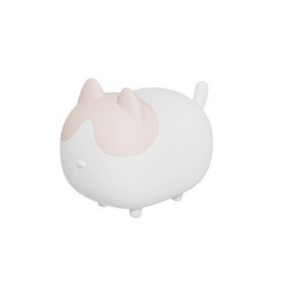 Cute Cat Silicone Bedroom Bedside Lamp