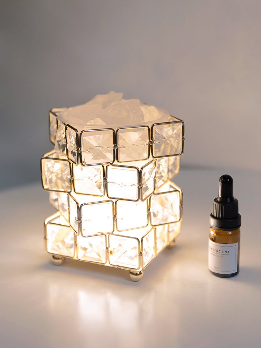 Fire Aromatherapy Crystal Diffuser Indoor Durable Household Night Light