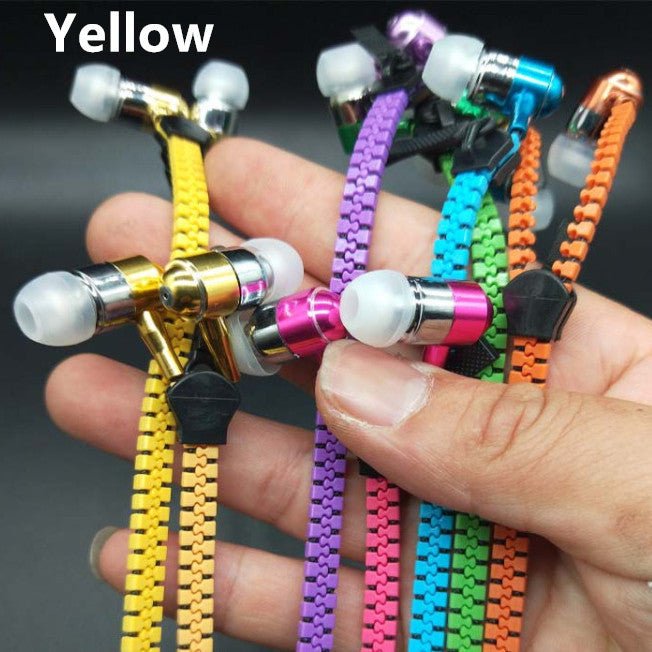 Glowing Zipper Earphones