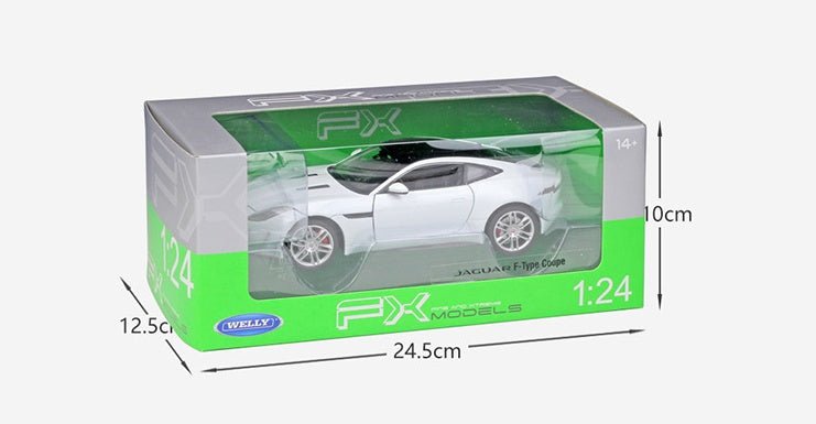 نموذج سيارة جاكوار F-Type كوبيه محاكاة سبيكة معدنية للبالغين