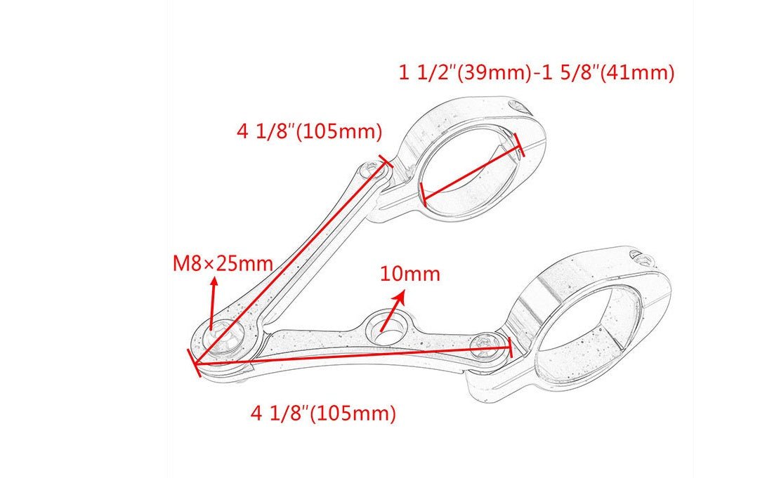 Motorcycle Modified Headlight Bracket