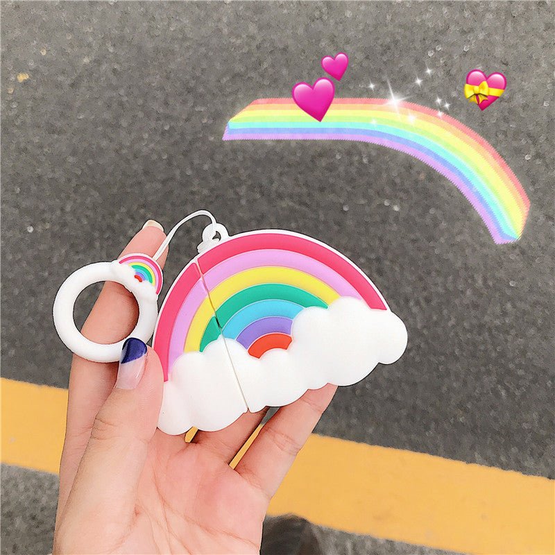 حافظة واقية من السيليكون لسماعات الرأس Rainbow Cloud
