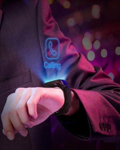 سوار ذكي للكبار مزود بسماعة بلوتوث