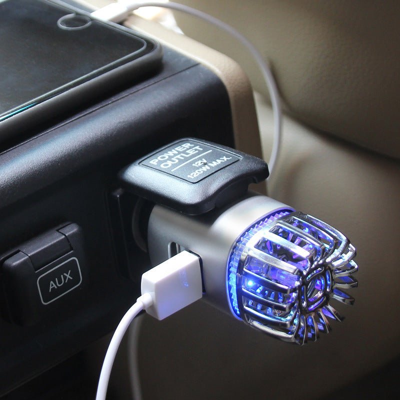جهاز تنقية هواء السيارة USB من سبائك الألومنيوم