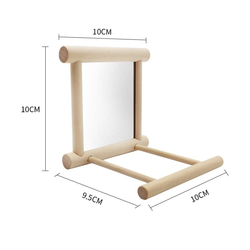 Bird Stand With Mirror