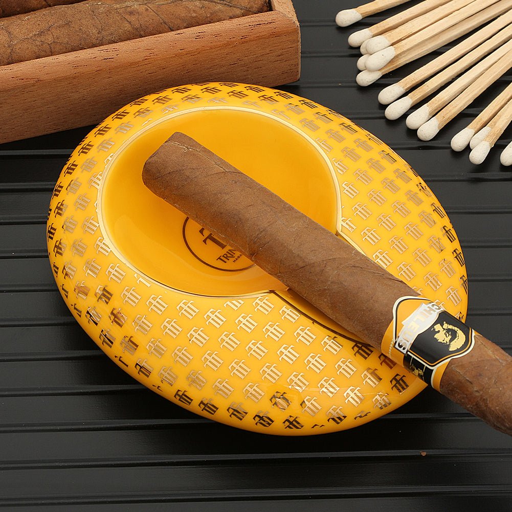 Cigar Ashtray Ceramic Portable Cigar Extinguisher Cuban Cigar Ashtray