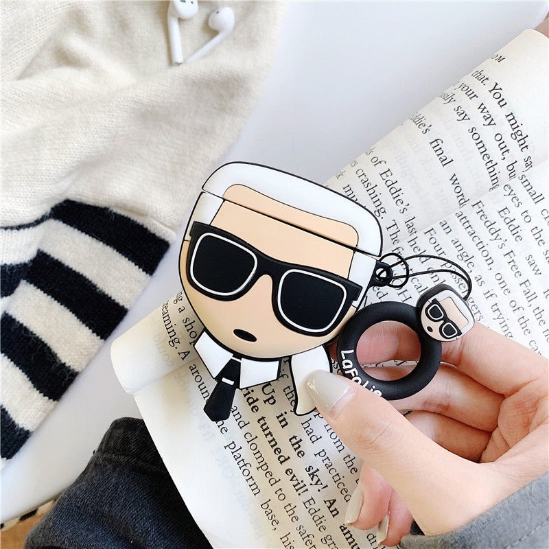 Compatible with Apple, Cartoon Cute Character Airpods 1 2 Generation Protective Box