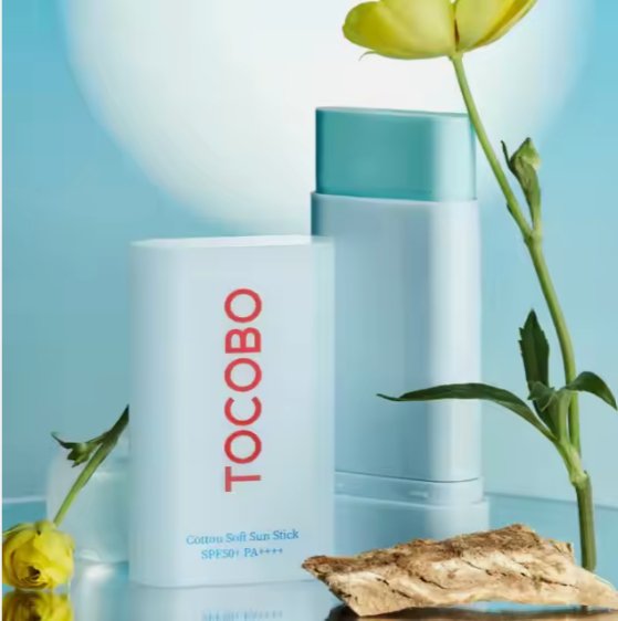 عصا الوقاية من الشمس بتركيبة قطنية ناعمة SPF50+ PA++++ (أصلية)