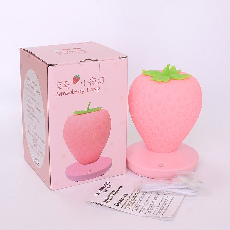 Creative Charging Strawberry Lamp Usb Three-Speed Dimming