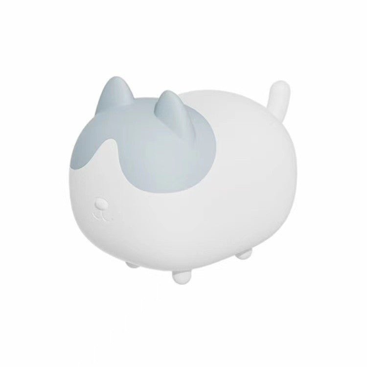 Cute Cat Silicone Bedroom Bedside Lamp