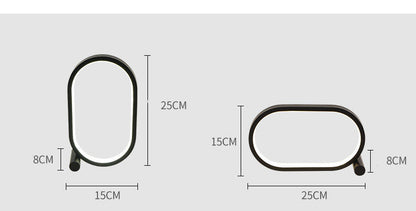 مصباح USB بمدخل بيضاوي من الأكريليك مع خاصية التحكم باللمس وقابل للتعتيم، مصباح ليلي إبداعي بسيط وعصري، مصباح قراءة بجانب السرير، مصباح طاولة مكتب LED