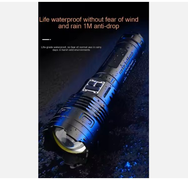 مصباح يدوي مع منفذ USB ©
