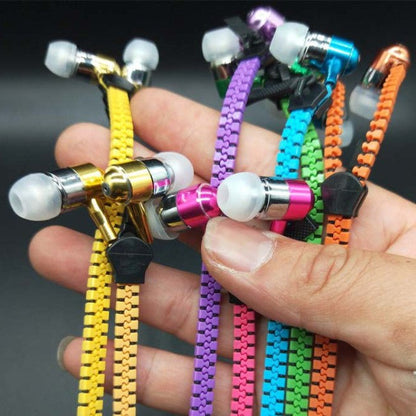 Glowing Zipper Earphones