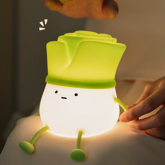 Green Chinese OnionNight Light Decompression Desktop Decoration Home Decor