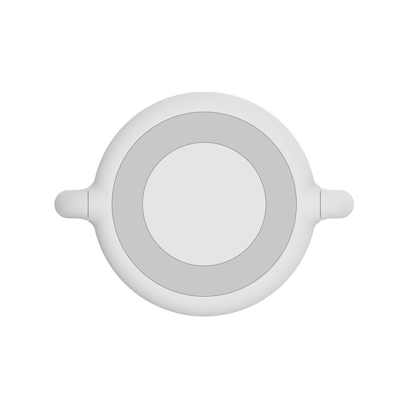 مرطب هواء USB لاسلكي مع شحن سطح المكتب ورذاذ بالموجات فوق الصوتية وناشر رائحة قابل للدوران للاستخدام المنزلي والمكتب وتنقية الهواء الصامتة