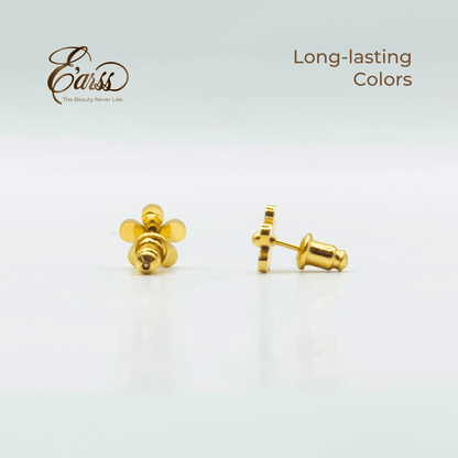 Little Flower Stud | Stainless Steel | 18K Gold Plated