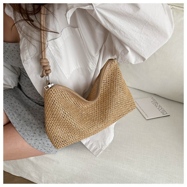 New Fashion Retro Straw Bag Versatile Large Capacity