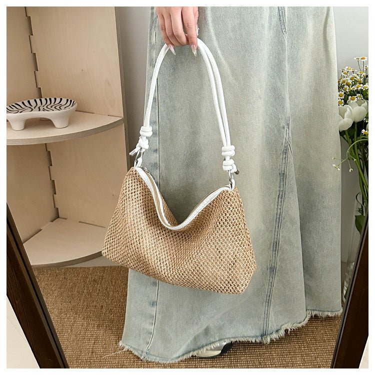 New Fashion Retro Straw Bag Versatile Large Capacity