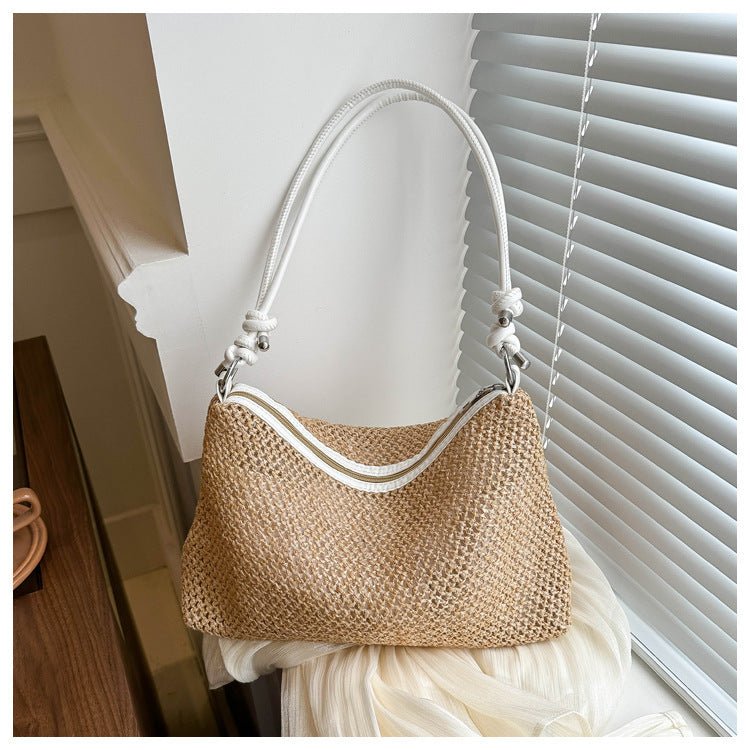 New Fashion Retro Straw Bag Versatile Large Capacity