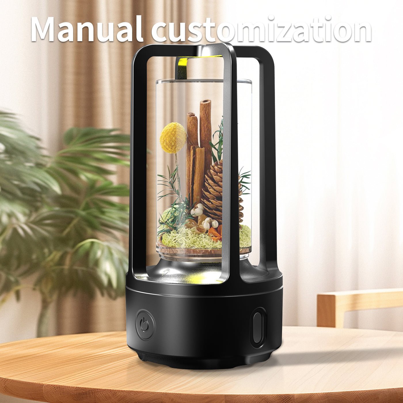 بدون ملحقات 2 في 1 DIY Audio Crystal Light ومكبر صوت متوافق مع البلوتوث هدية ضوء ليلي من الراتنج يعمل باللمس