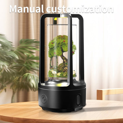 بدون ملحقات 2 في 1 DIY Audio Crystal Light ومكبر صوت متوافق مع البلوتوث هدية ضوء ليلي من الراتنج يعمل باللمس