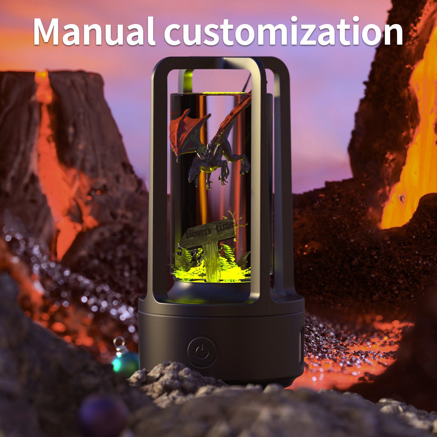 بدون ملحقات 2 في 1 DIY Audio Crystal Light ومكبر صوت متوافق مع البلوتوث هدية ضوء ليلي من الراتنج يعمل باللمس