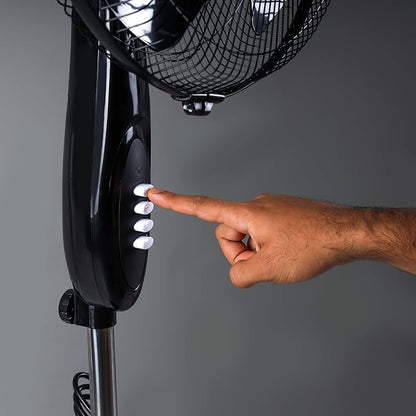 Pedestal Fan With 5 Leaf Blades ©