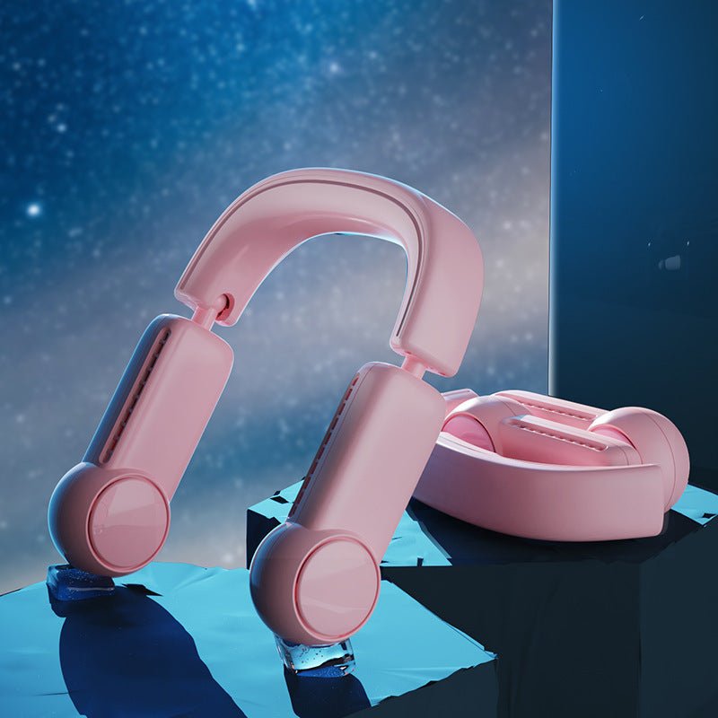 مروحة رقبة صغيرة محمولة، مروحة محمولة بدون شفرات، قابلة لإعادة الشحن عبر USB، مراوح معلقة بدون أوراق، مبرد هواء، مراوح قابلة للارتداء حول الرقبة
