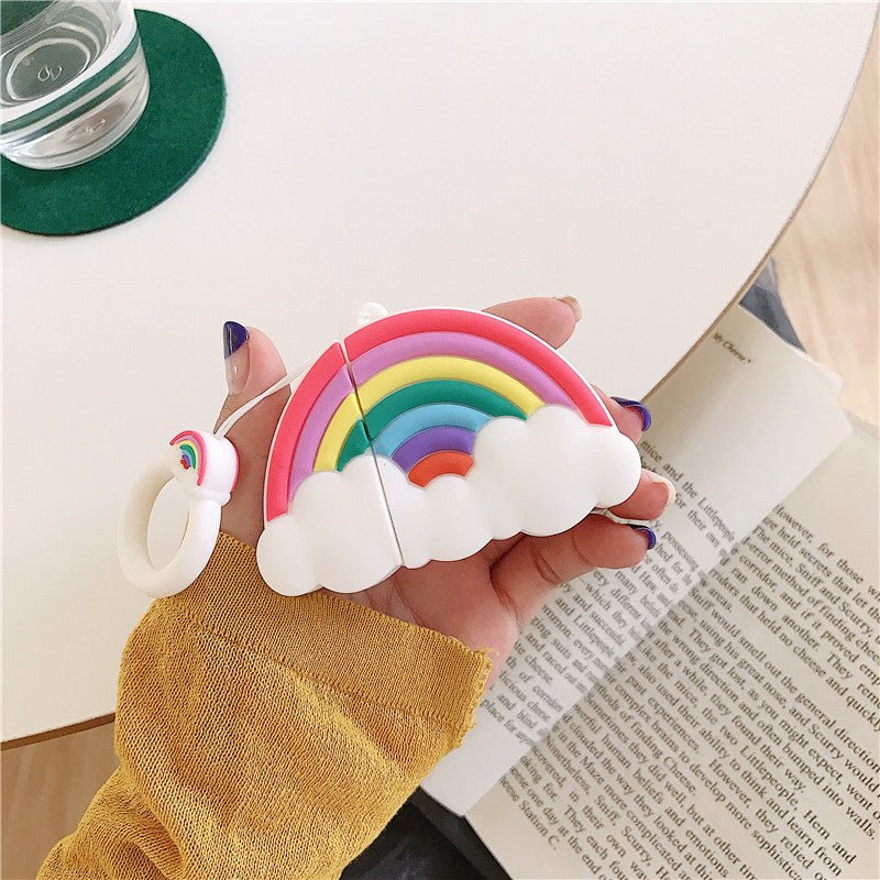 حافظة واقية من السيليكون لسماعات الرأس Rainbow Cloud