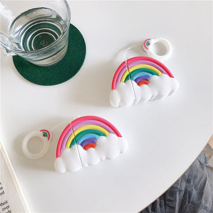 حافظة واقية من السيليكون لسماعات الرأس Rainbow Cloud