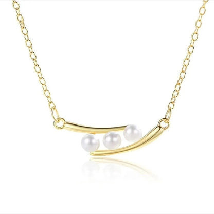 Women's Single-row Pearl Necklace Light Luxury Minority Refined Stylish And Versatile